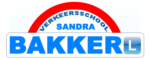 Het logo van Autorijschool Sandra Bakker